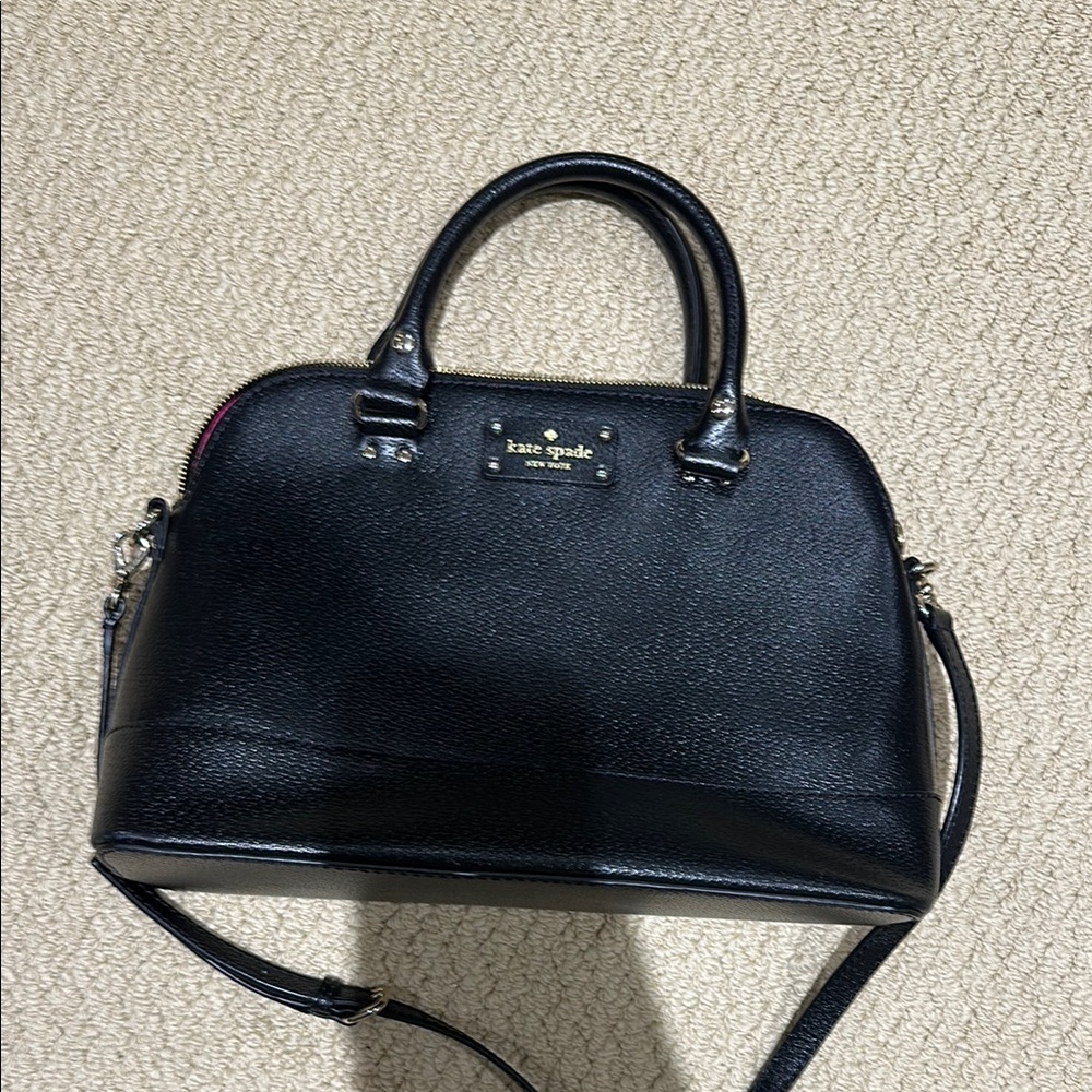 Kate Spade Black Leather Handbag